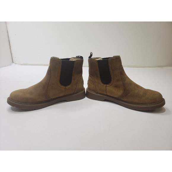 UGG Youth Kids Bolden Chelsea Weather Ankle Booties Waterproof Brown Size 5 - Picture 6 of 8